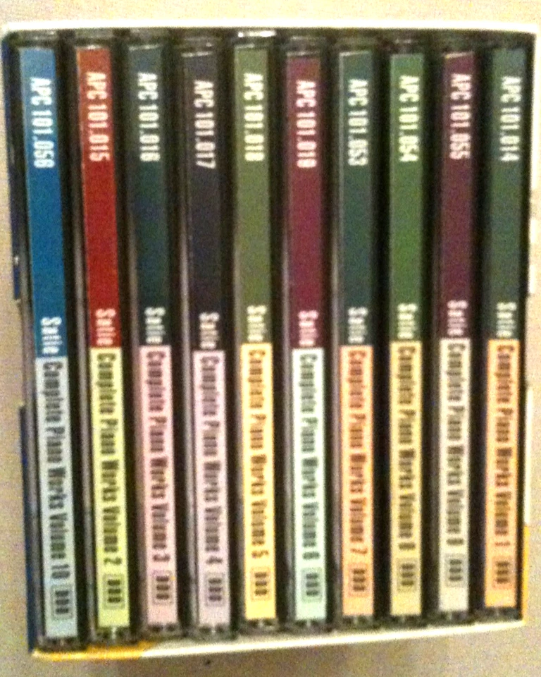 10 CD Box  -  Eric Satie  -  complete Piano Work and Songs  -  Gorisek- Manning - Bild 2 von 3