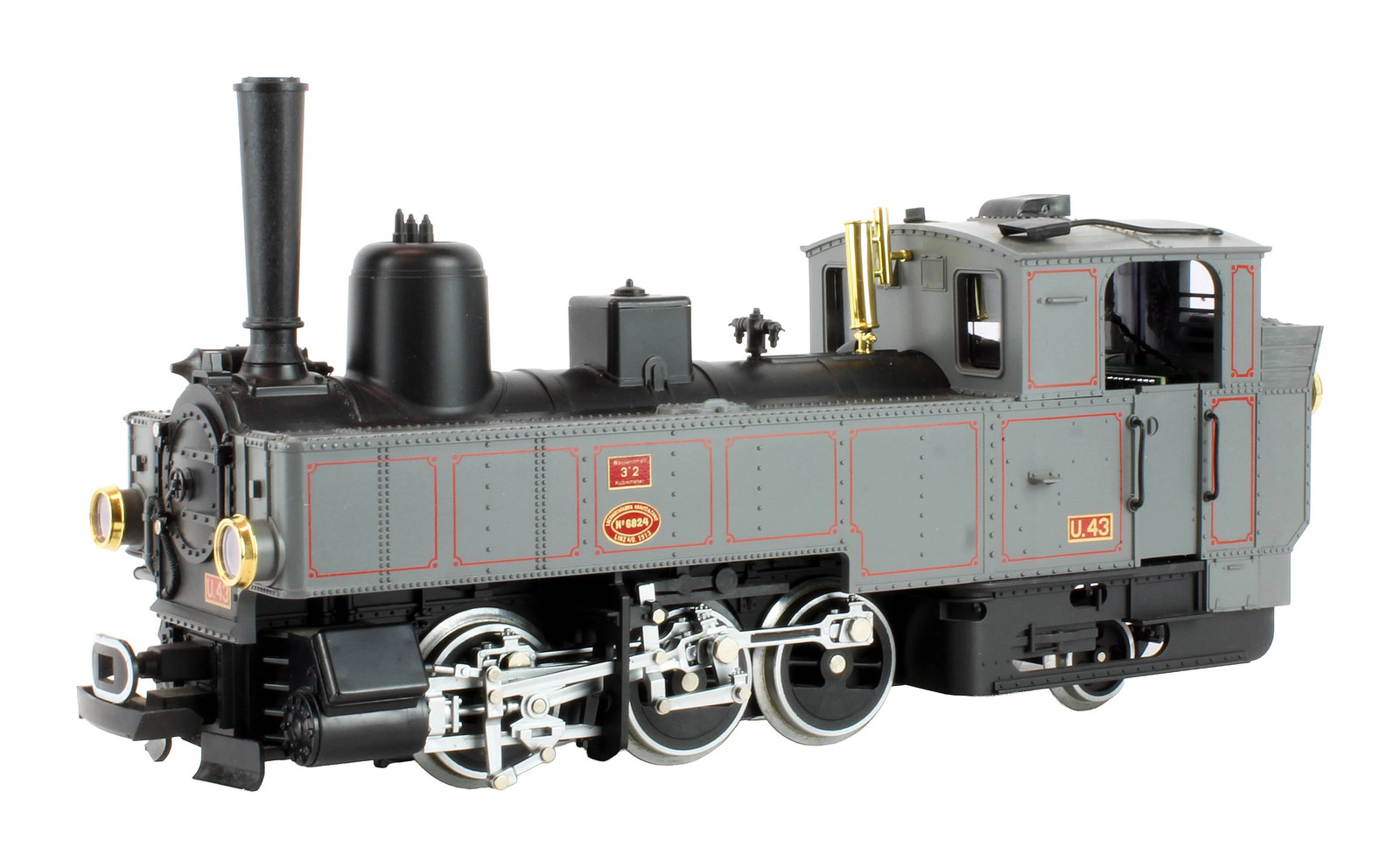 LGB 'G GAUGE' 2070D ORIENT EXPRESS 0-6-2 U CLASS 43 6824 TANK LOCOMOTIVE