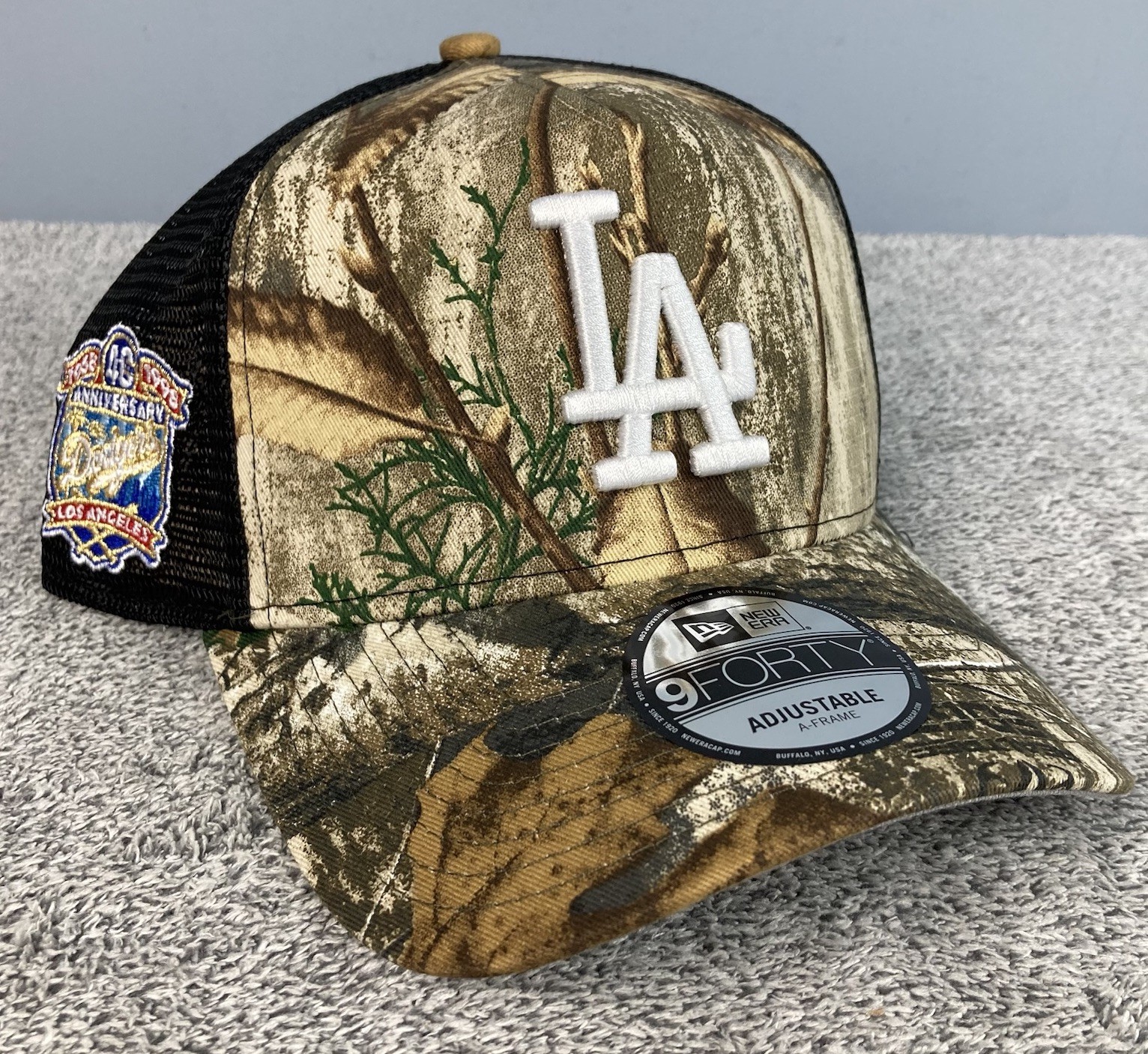 New Era Los Angeles Dodgers Realtree Camo 9Forty A-Frame Sna