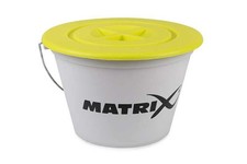 Matrix 17L Groundbait Bucket & Lid / Coarse Fishing Tackle