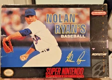 Nolan Ryan's Baseball Super Nintendo SNES Authentic BOX ONLY