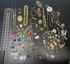 Vintage Costume Jewelry Lot Earrings Bracelets Estate collection
