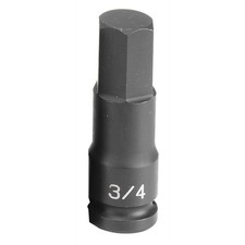 Grey Pneumatic 1/2" Drive x 3/4" Hex Driver