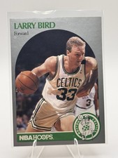 1990-91 Hoops Larry Bird #39 Boston Celtics HOF