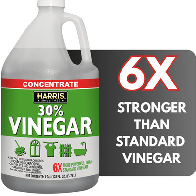 Harris 30% Vinegar Concentrate 1gal - Multi-Purpose Home & Outdoor Use