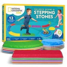 Balance Stepping Stones Beams 12 Piece Kids National Geographic