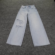American Eagle Jeans Womens 000 Super High Ri...