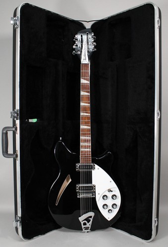 2012 Rickenbacker 360/12 12 String Electric Guitar In Jetglo Finish w/OHSC