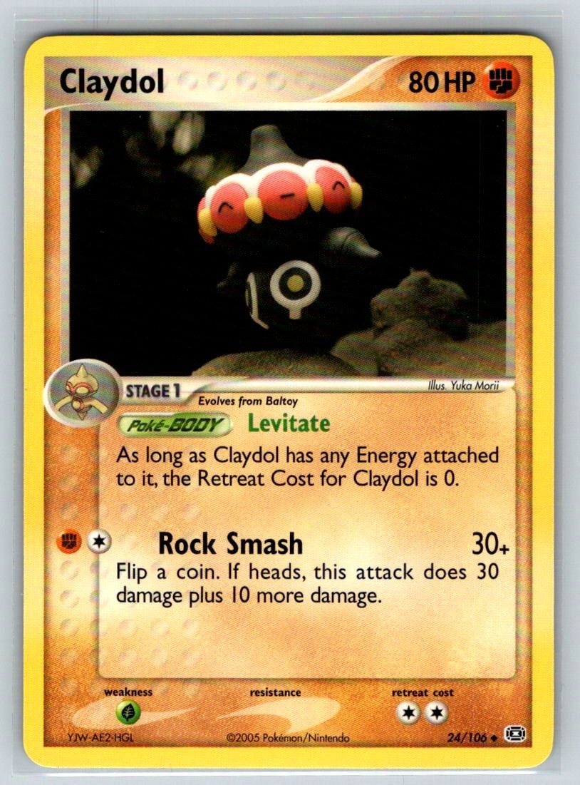 Claydol 24/106 Emerald Regular NM Yuka Morii Art