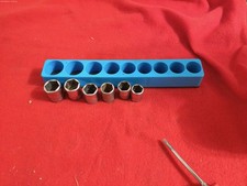 Snap-on Fsm Series 6pc 6 Point Shallow Socket Set Metric Set 38 Drive 19-14mm