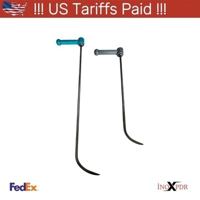 Universal  PDR INOX 2-Piece 360° Rotating Paintless Dent Repair Rod Set   10mm