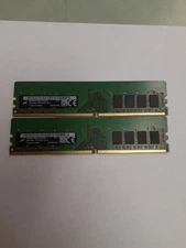 Lot of 2 Micron 8GB 1RX8 PC4-2400T MTA8ATF1G64AZ-2G3H1R Desktop RAM