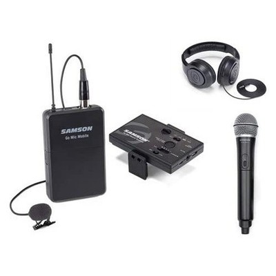 Samson Go Mic Mobile Combo Professional Wireless System for Mobile Video
