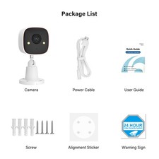 4-Pack Wireless 2.4G WiFi Security Camera System Smart Outdoor Night Vision 3MP 12