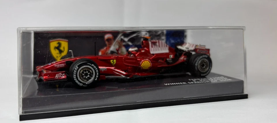 Ferrari f2008 Raikkonen winner Spanish Gp 2008 1/43 1:43 hot wheels f 2008 - Immagine 4 di 4