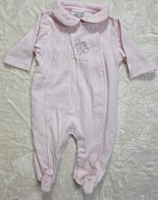 Vintage Y2K Carter's Classics Pink Footed Sleeper 0-3M Floral Baby Girl