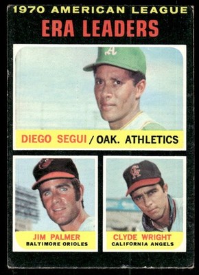 VG+/- JIM PALMER HOF 1971 TOPPS #67 SEGUI WRIGHT UNCREASED VINTAGE TPHLC-4863