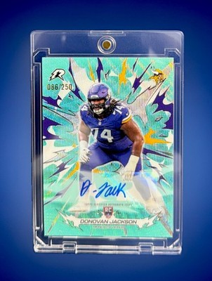 DONOVAN JACKSON - 2026 TOPPS RESURGENCE - AQUA SURGE (RC) AUTO /250 - VIKINGS