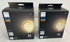 Lot of 2 -Philips Hue Dimmable  Amber Vintage...