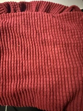 Enova Home Luxury Chair Covers Square Red Wine Color - A0135