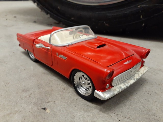 1956 ford thunderbird diecast model