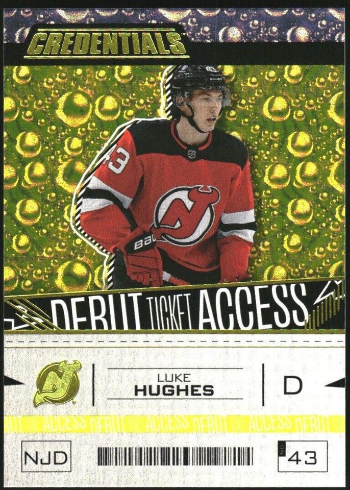 2023-24 Upper Deck Credentials - Luke Hughes #196 - 1 of 1