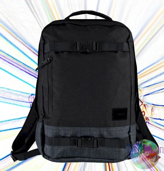 New NIXON Del Mar Black Book Bag Backpack eBay