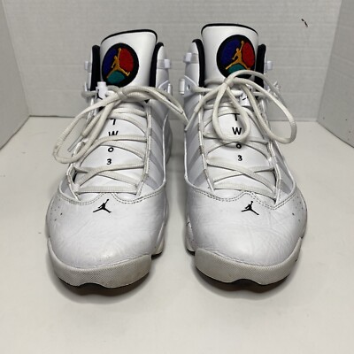 Nike Air Jordan 6 Rings Confetti Paint Splatter Sneakers 322992