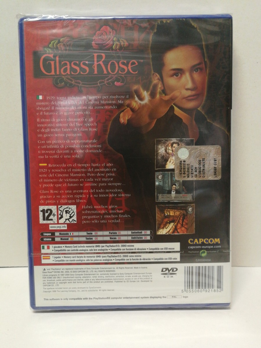 Glass Rose Sur PS2 - Jeu Complet PAL (Capcom) - Disque Légèrement Rayé