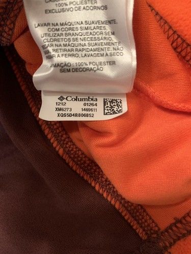 Columbia Virginia Tech Fleece 1/4 Zip Sweatshirt Men’s L Omni Shade UPF 50 NWT - Picture 12 of 16
