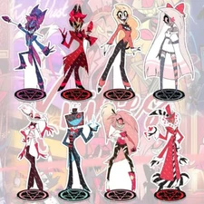 15CM Hazbin Hotel Vaggie Charlie Character Acrylic Stand Figure Collection