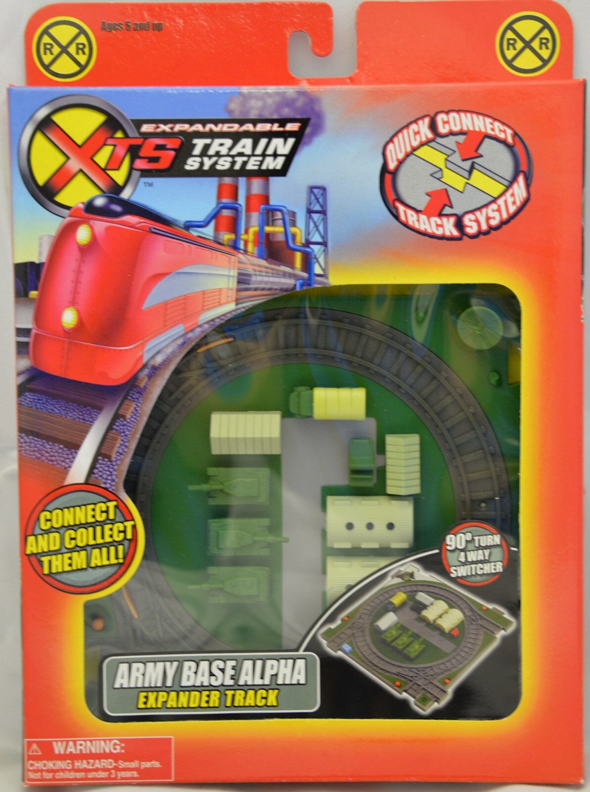 XTS Train System Basic Fun Army Base Alpha Expander Track 1237 NEW NIB ...