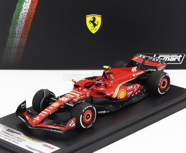 Looksmart 1/43 Ferrari Sf 24 Sainz Australia Gp 2024 Statisches Modell Diecast-image
