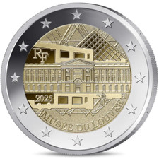 2025 France € 2 Euro PROOF Coin - The Louvre Museum - Monnaie de Paris