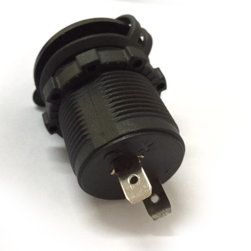 Waterproof 12V Car Cigarette Lighter Socket USB Charger Power Adapter  Outlet
