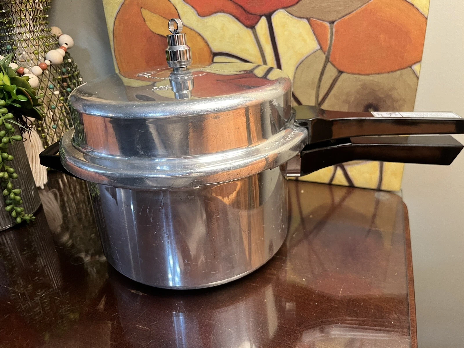 TTK Prestige LTD Manttra Pressure Cooker 6.5 Quart Made in India Stainless Steel