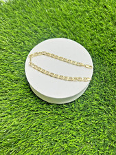 Unique 10K Mariner Anchor Link Chain Bracelet Real 10K Yellow Gold