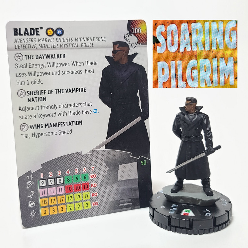 Heroclix BLADE - 100 - PROMO Release Prize Wheels of Vengeance | eBay
