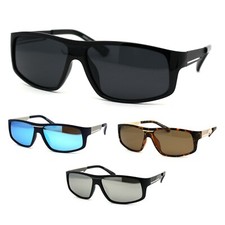 Mens Polarized Narrow Rectangle Classic Sport Fashion Sunglasses