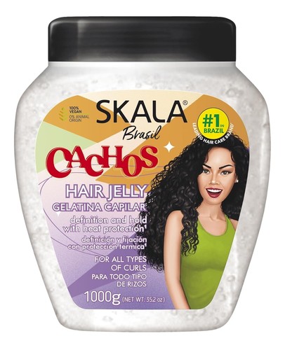 Skala Cachos Hair Jelly – Curl Definition & Hold – 1000g – Heat Protection - Picture 7 of 7