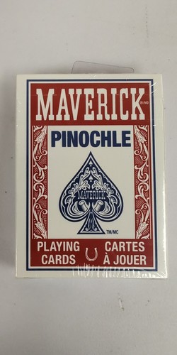 12 Maverick Pinochle Decks (Red & Blue) by US Playing Card Company New Sealed - Picture 6 of 9