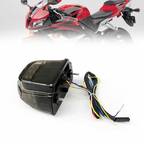 Rear Brake Tail Turn Signals Light ABS Plastic Fits For Honda CBR600RR 2007-12 - Picture 9 of 14