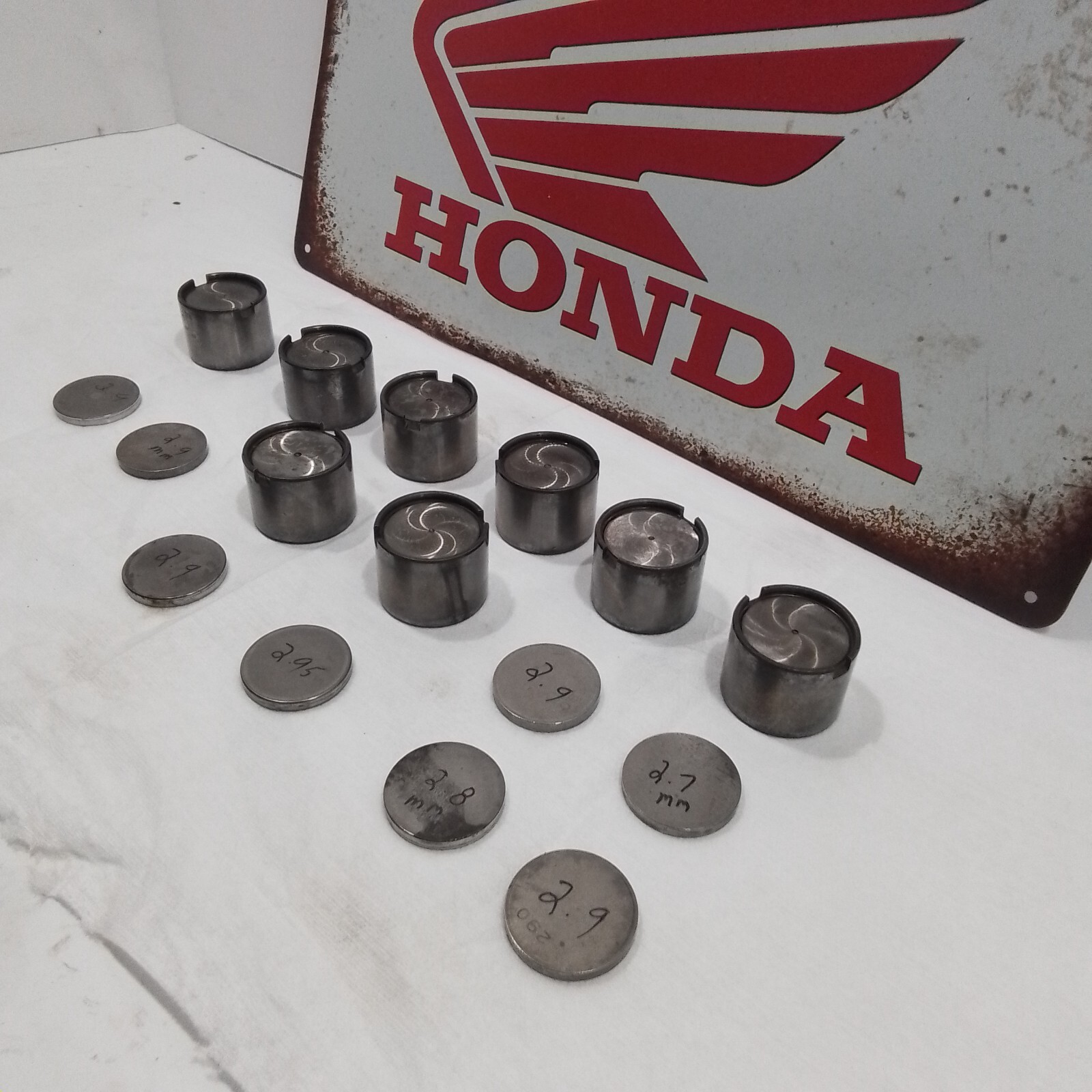 1980 Honda CB750 Valve Lifters with Shims 19791983 Honda CB750 CB900