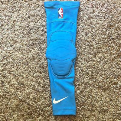 Nike Mens Pro NBA Padded Elbow Sleeve Sky Blue Large/XL