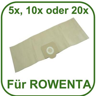 5-20x Staubsaugerbeutel für ROWENTA Bully RB 14, 50>52, 54, 56>58, 60, 61, 70