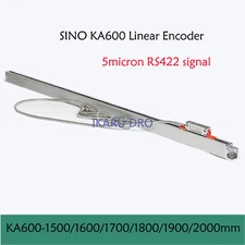 SINO KA600 1500-2000mm 5micron RS422 DRO Linear Glass Scale Optical Encoder