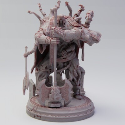 Grafted King | Realsteone | RPG Wargaming Miniature | Elden Ring Dark Souls