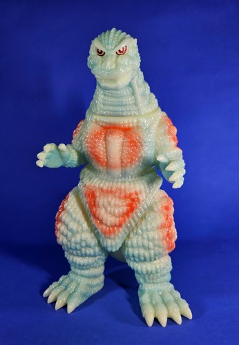 Godzilla 1995 (DesuGoji) Green Glow SP Version Figure by Marmit w/Header - Picture 2 of 9