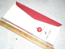 40 NEW GARTNER STUDIOS CHRISTMAS RED FLAP #10 BE MERRY ENVELOPES SHIPS FREE NOW!