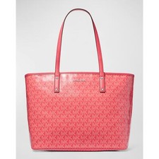 Michael Kors Carter Large Top Zip Tote - Geranium Pink
